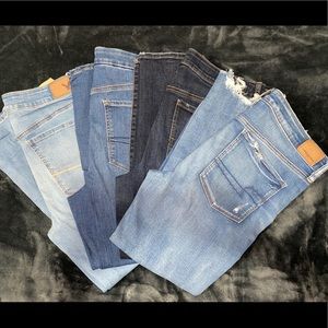american eagle jeans bundle (size 16 short)